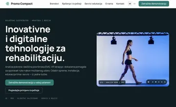 Naslovna stranica weba Promo Compact